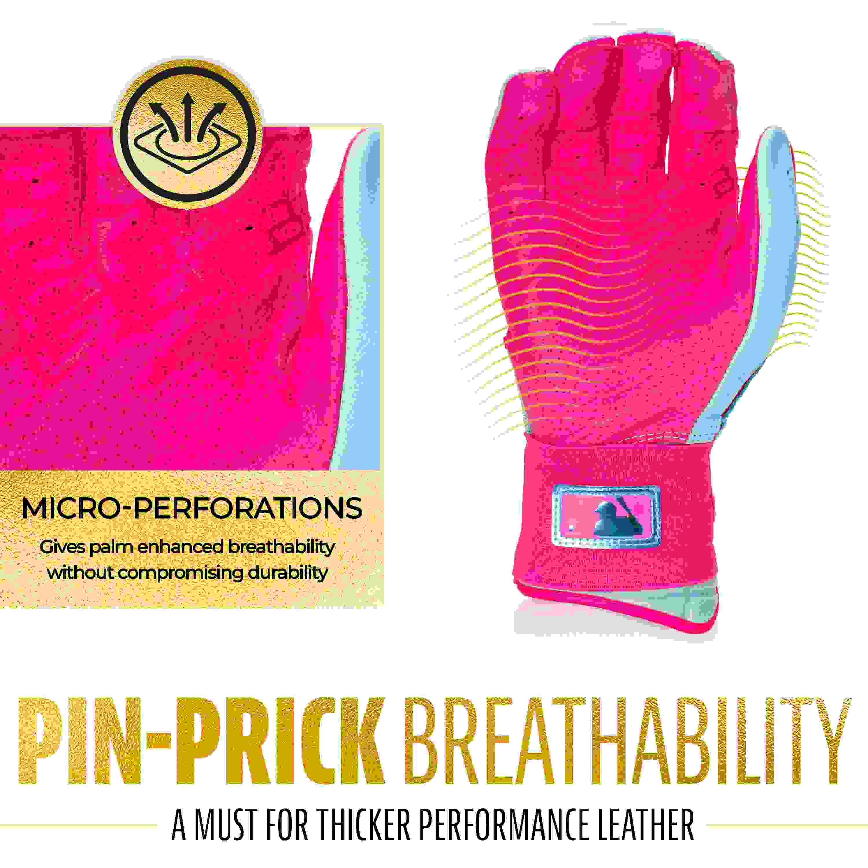 Franklin Sports Powerstrap Infinite Big Kids' Batting Gloves